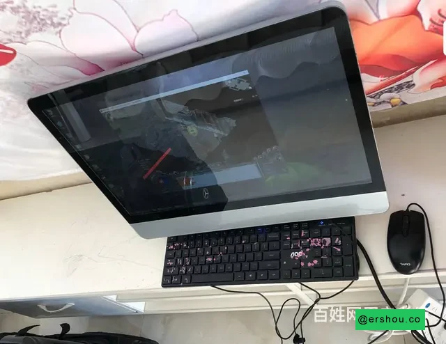 个人闲置24寸全铝合金一体机电脑,酷睿4核8G固态,办公家用流畅