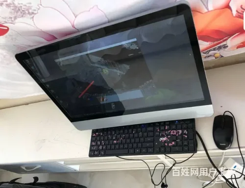 个人闲置24寸全铝合金一体机电脑，酷睿4核8G固态，办公…
