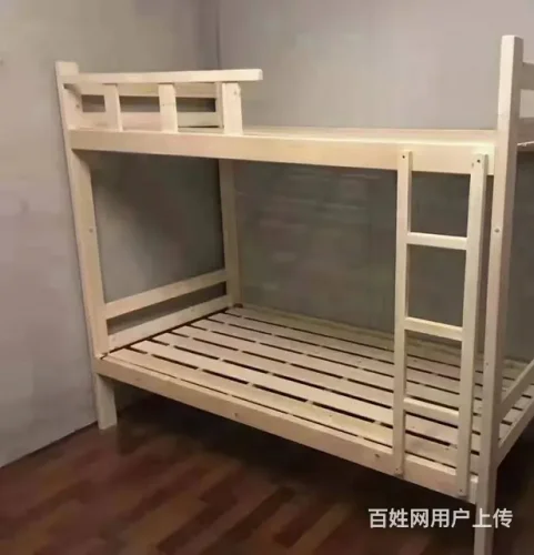 实木双层床上下铺，多尺寸现货，可送货上门