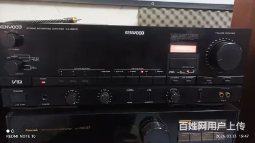 转让健伍KA-990D功放 原装八管大牛推力强